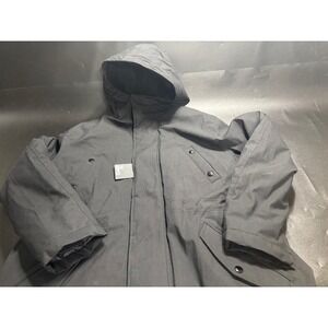 The Kooples NEW Unisex Sherpa Lined Hooded Cotton Parka Black Sz Small MSRP $785